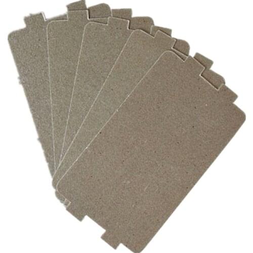5 pcs mica sheets 107mm*64mm for midea microwave oven magnetron cap microwave oven plates parts