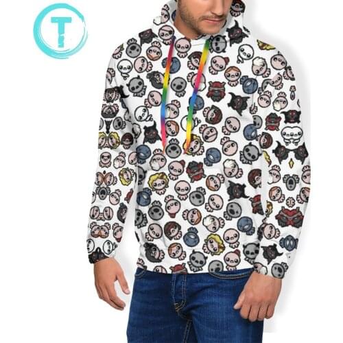 The Binding Of Isaac Hoodie The Binding Of Isaac Hoodies Outdoor Autumn Pullover Hoodie Polyester Men Hoodies
