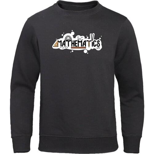 Autumn Hoodie Mathematical stationery Formula Hoodies Mens Creative Math Print Sweatshirt Fashion Pullover Loose brand-clothing