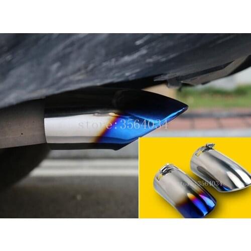 For Nissan X-Trail XTrail T32/Rogue 2014-2017 car cover muffler exterior end pipe dedicate stainless steel exhaust tip tail