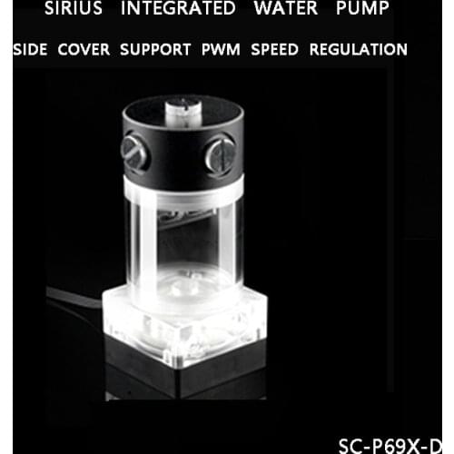 Ococoo P69X-D 65mm Side Outlet Water Cooling Pump Integrated Pc Accessoris Computer Gamer Cpu Cooler Processador Circulating