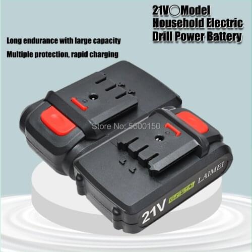 21V Rechargeable Lithium Battery Can Be Used In Electric Screwdriver Drill Household Power Tool Electric Screwdriver Accessories
