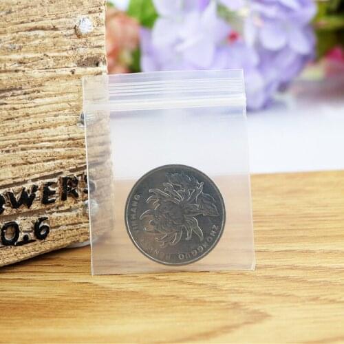 Plastic Packaging Bags Transparent 300pcs 3x3.5cm PE Storage Packing Pouch Zip Lock Gift Jewelry Display Bag