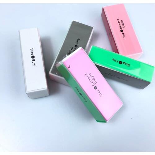 Profession 4-Steps Nail Buffer File Grinding Polishing Block Buffing Nail File Pedicure Care Nail Art Tools Free shipping