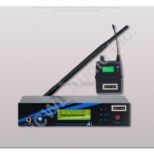 Professional Wireless In Ear Monitor Personal Monitoring System In-Ear for Stage Performance Church Bar Singing MiCWL MN500