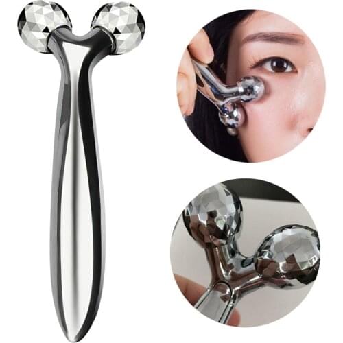 3D Roller Massager 360 Rotate Face Lift Wrinkle Removal Lifting Skin Care Tools V Face-lift Beauty Device Body Facial Massage