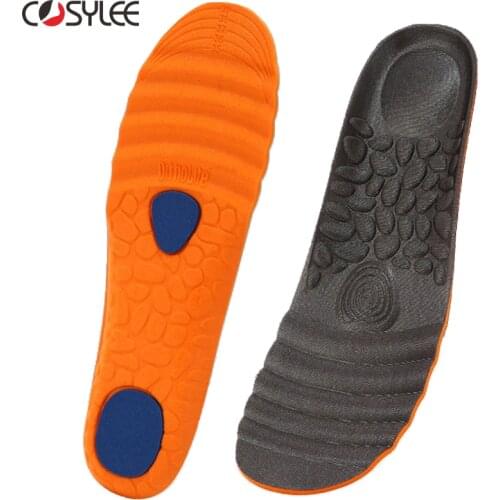 Sports insoles Running Shock Absorbant Shoes Insole Man Women Hard-Wearing Breathable Sweat Absorbant Insoles for feet