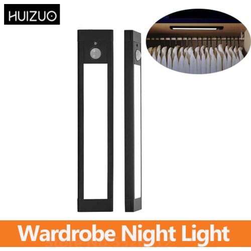 Huizuo Intelligent Sensor Cabinet Night Light 4000K Magnetic Mounted Bar Screen Hanging Lamp for Home Wardrobe