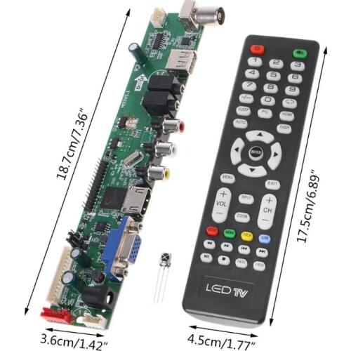 Universal LCD Controller Driver Board Kit V29 AV TV VGA USB Interface High Quality and Brand New