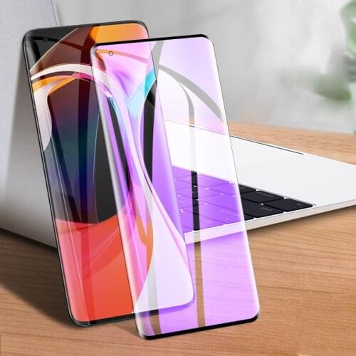 3D Anti Blue Tempered Glass for Xiaomi Mi 10 Pro CC9 Pro Note 10 Pro Curved Screen Protector for Xiaomi Mi 11 Pro 11 Ultra Glass