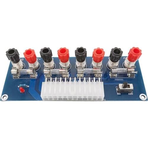 1Pcs XH-M229 Desktop PC Chassis Power ATX Adapter Board Takeout Board Outle Module 24Pin Terminal 24 pins