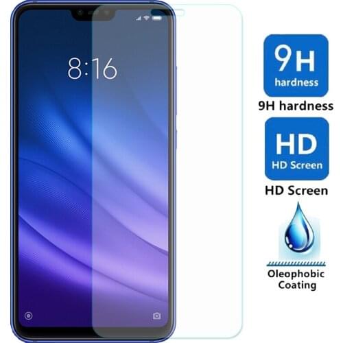 2 x 9H HD Tempered Glass Screen Protector For Xiaomi Mi 8 Lite Explosion-proof Bubble Free Protective Films For Xiaomi Mi 8 Lite