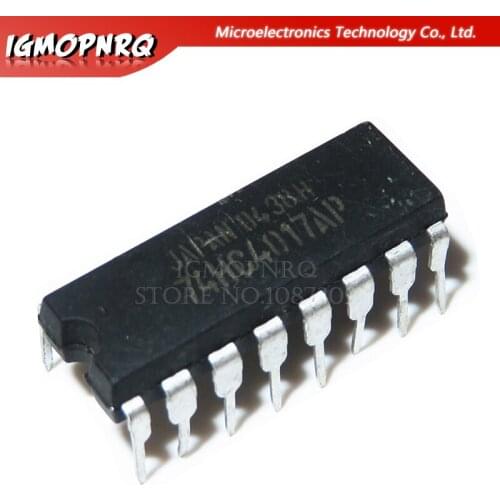 5pcs 74HC4017N 74HC4017 line DIP16 new original