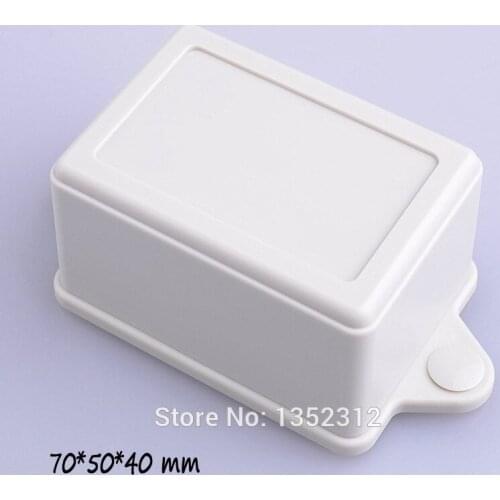 5 pcs/lot 70*50*40mm plastic enclosure box for electronic wall mount abs junction box diy amplifier case PLC instrument box