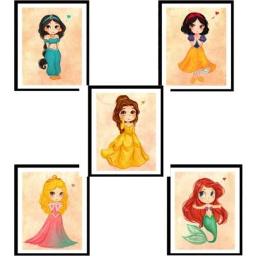Diamond Painting Disney Princess 5d Diy Diamond Embroidery Mosaic Home Decor Cuadros Cross Stitch Kits