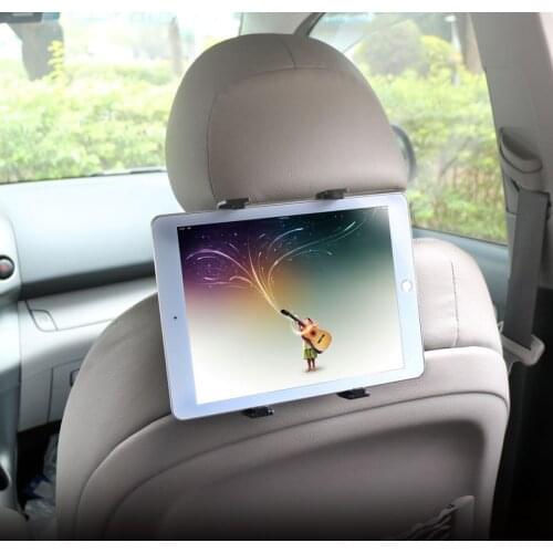 Car Holder Tablet Back Seat Universal Bracket 360 Rotating Headrest Pillow Mount Microphone Tablets PC Stand for iPad Air Mini 2