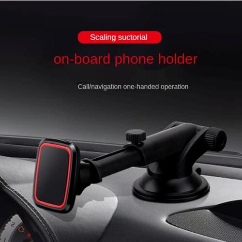 Car phone holder suction cup mount magnetic GPS mobile phone holder for Xiaomi IPhone Samsung car accessories interior bracket