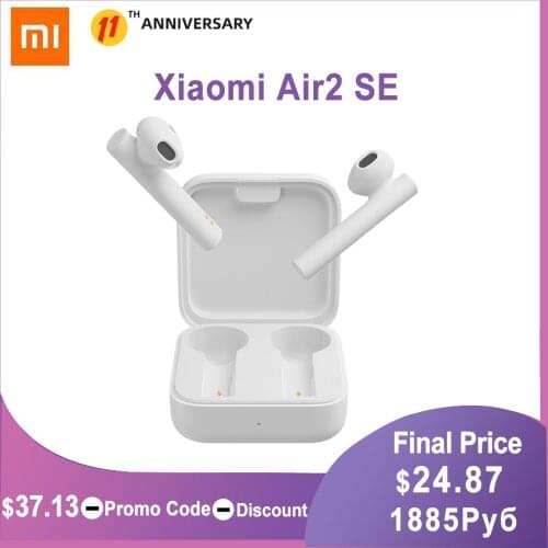 NEW Xiaomi Air2 SE Wireless Bluetooth Earphone TWS AirDots Pro 2SE SBC/AAC Mi True Earbuds Low Lag 20h Long Standby With Bo