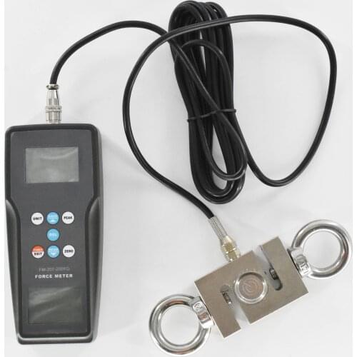 Digital Force Meter 1960N 200kgf 440Lbf Push Pull tension tester FM-207-200K