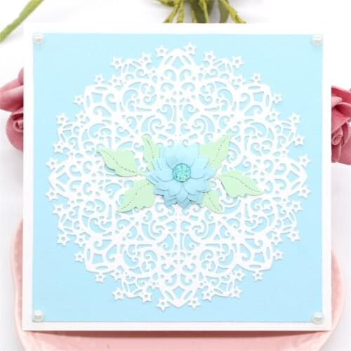 Flower Doily Metal Cutting Dies Stencils for DIY Scrapbooking Decorative Embossing Paper Card Making Craft