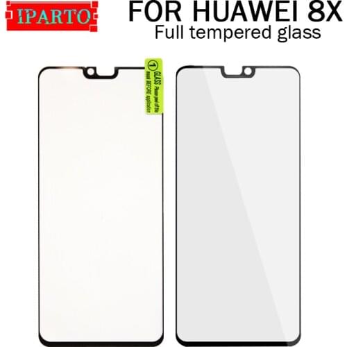 For Huawei 8X Tempered Glass 100% New Color Full Cover Screen Protector Film Guard for 8X There Mobile Phone