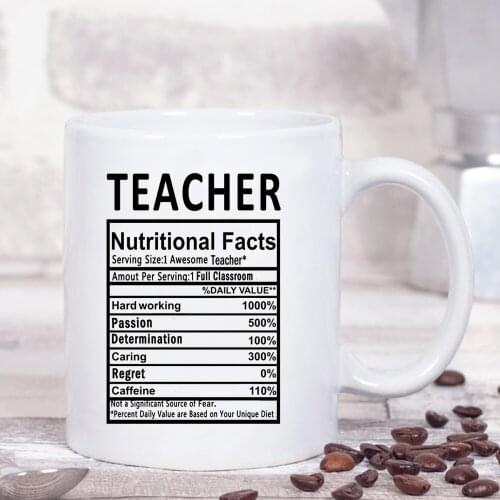 Honey Teacher Gift Coffee Mug 11oz Ceramic Office Tea Cup School Teacher Birthday Gift Tea Mugs