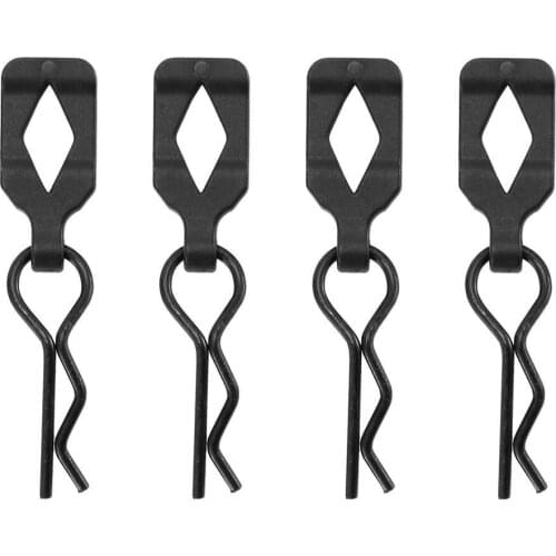 1 Set R-type Body Shell Clips Pin with Aluminum Mount Set For 1/8 1/10 1/12 RC Cars Toys Parts Accessories