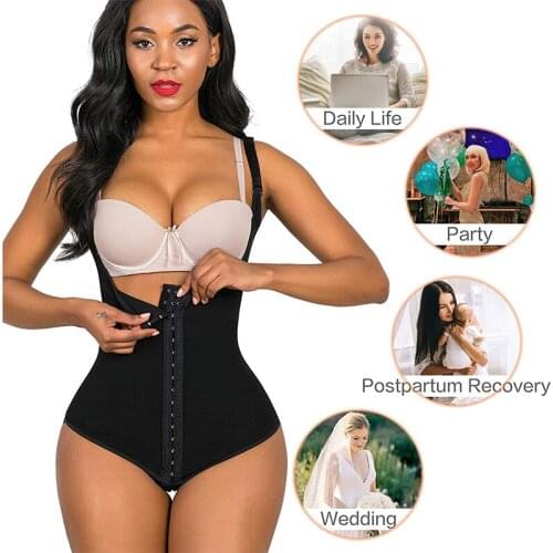 Shapewear for Women Tummy Control fajas colombianas Butt Lifter Body Shaper Front Hooks