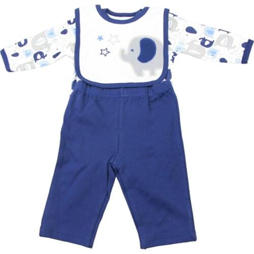 Fashion 22-23 inch Babies Clothes For Baby Boy 4 Types Bib Shirt Pants Lovely 55-57 cm Doll Accessories Baby Clothes Kids Gifts