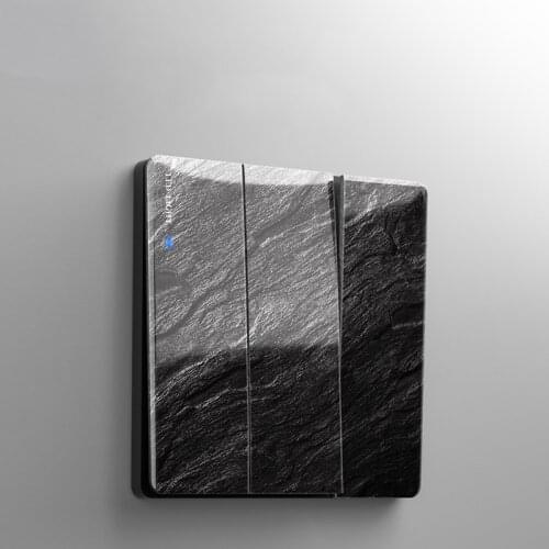 Wall push button light switch 86type 1/2/3/4gang 2way 220V 13A with usb switch for living room Plexiglass panel