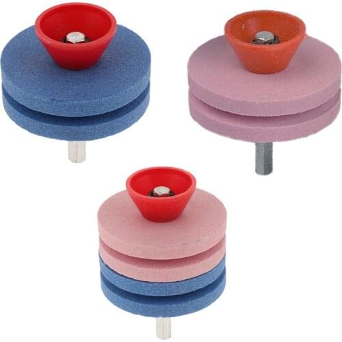 Portable Lawn mower sharpener Faster Blade Sharpener Lawn Mower Grinding Rotary Drill Grinding Tool