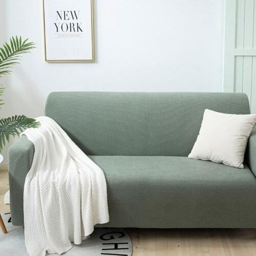 Thick Sofa Protector Jacquard Solid Printed Sofa Covers For Living Room Couch Cover Corner Sofa Slipcover