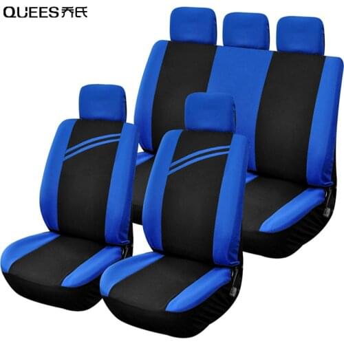 QUEES Car Seat Cushion 2020 New Car Seat Protective Cover Fabric Durable Twill Auto Styling Car Interior Accessories Universal