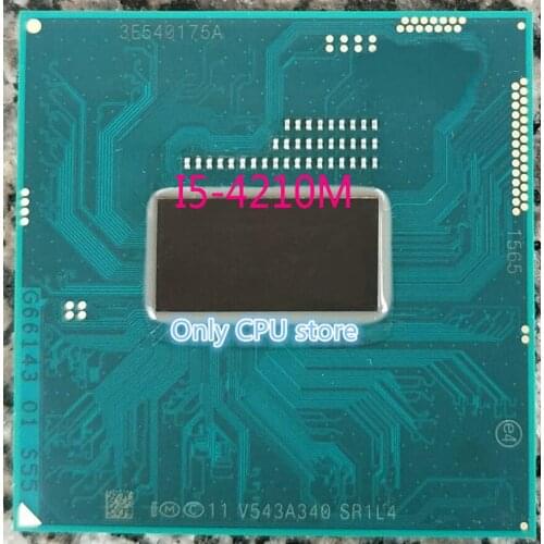 Free shipping INTEL CPU I5-4210M SR1L4 I5 4210M SR1L4 2.6G/3M HM87