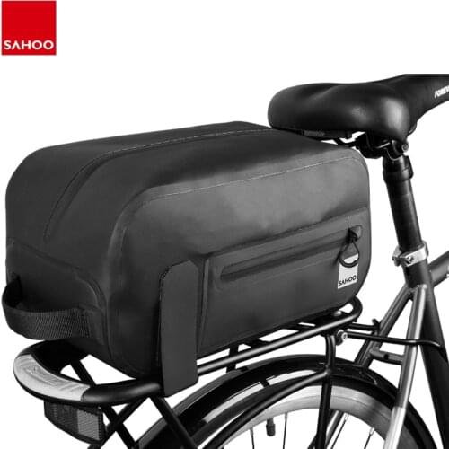 Sahoo 142046 Full Waterproof MTB Road Cycling Bike Bicycle Rear Seat Rack Trunk Bag Pack Saddle Bag 7L