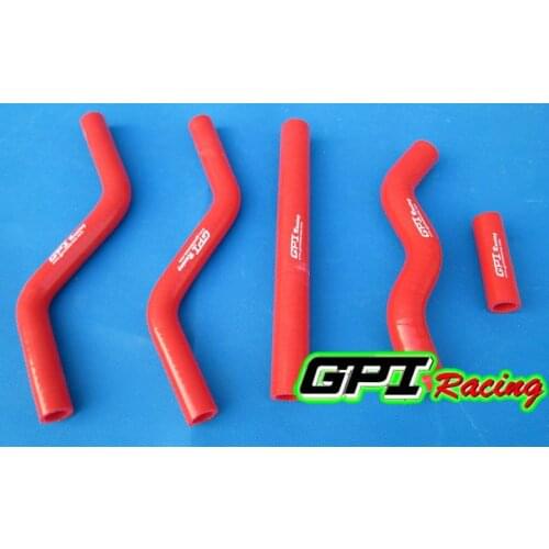 GPI silicone radiator hose FOR Honda CR125 CR125R CR 125R 1989 89 RED