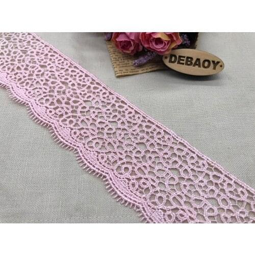 6cm Water Soluble Lace Ribbon Lace Trims Apparel Sewing Accessories Handmade DIY