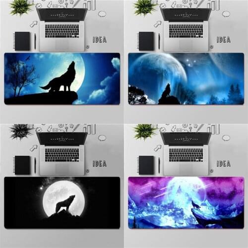 YNDFCNB Moon wolf Abstract Customized MousePads Computer Laptop Anime Mouse Mat Free Shipping Large Mouse Pad Keyboards Mat