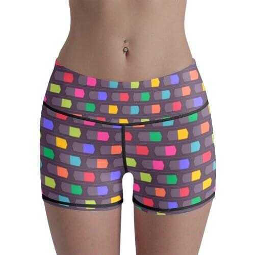 Ladies High Waist Energy Seamless Fitness Tight-fitting Yoga Running Shorts Spandex Leggings Tight Pants Women Movement Leggings