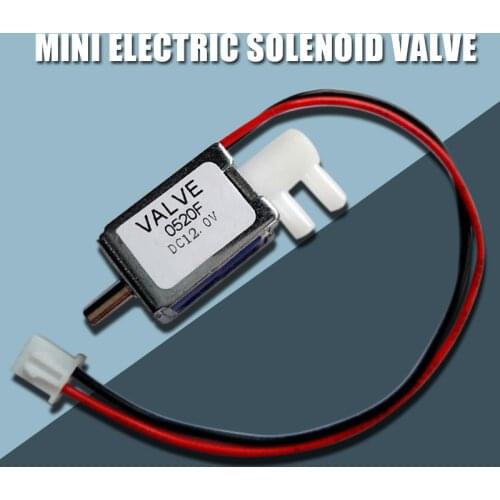 1Pc DC 12V 2-position 3-way Micro Electric Solenoid Valve for Gas Air Pump Valve Home Improvement Accessories