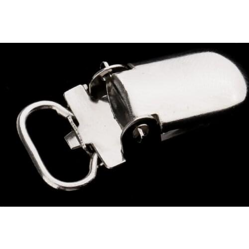 20pcs 28mm Webbing Hook Pacifier Suspender Holder Clips For Craft DIY