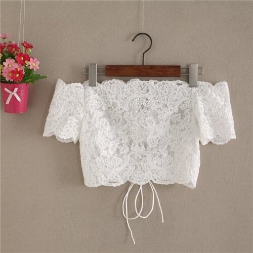 2020 Ivory Wedding Bridal Jacket 1/4 Sleeve Lace Applique Elegant Wraps New Wedding Top