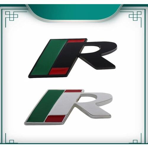 3D R Racing Sport for XF XJ XE XK XKR XFL XJS S Type X Type Ftype car Hood Fender trunk Nameplate Decal Emblem Badge Sticker
