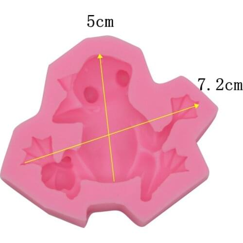 Molding Molds Lifelike Size Frog Designer DIY Handmade Soap Silicone Concrete for Plaster Molde Hormigon Fondant Cake Mold