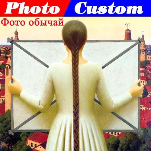 Photo Custom Diamond Painting Square Diamond Round Diamond Decoration DIY Customizable Wall Decoration Frameless Style