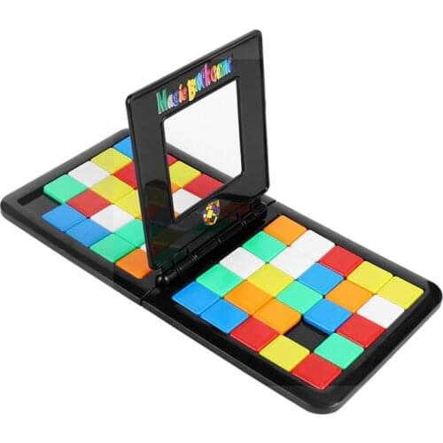 Race Game Head To Head Fast Paced Square Shifting Board Game Based on The Rubiks Cubeboard for Family Adults Kids Ages 7 and Up