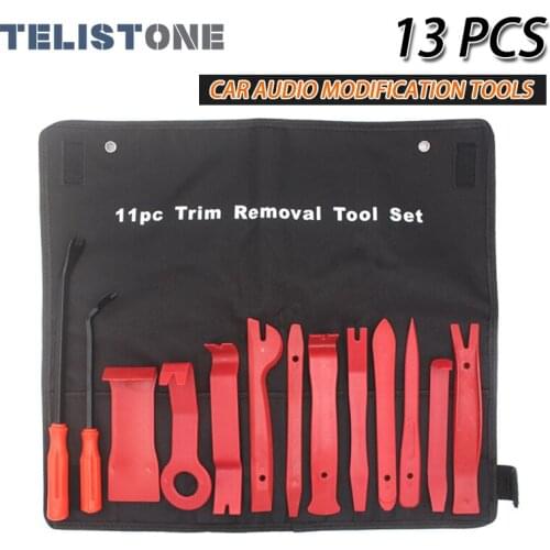 Car Audio Repair Tools Trim Removal Tool Car Panel Door Audio Trim Removal Tool Kit Auto Clip Pliers Fastener Remover Tool Set
