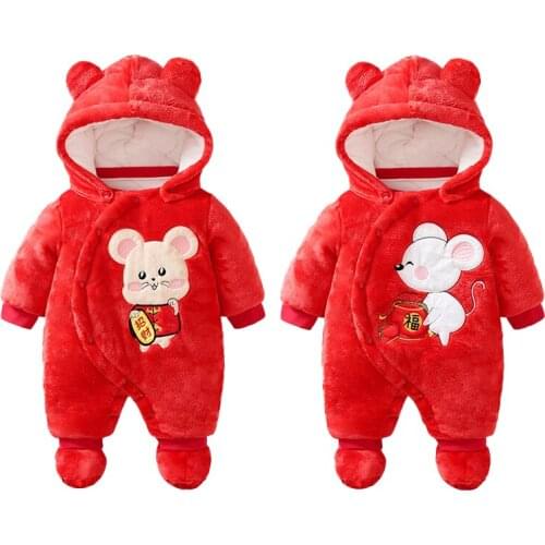 Happy New Years Newborn Baby Boy Girl Winter Clothes Infant Romper Girls Jumpsuit Overalls Children Infant Boy Overalls Clothing