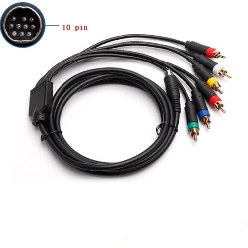 For SEGA Saturn RGB/RGBS RCA Composite Cable For Sony PVM BVM NEC XM UPSCALER BNC Not Component cable
