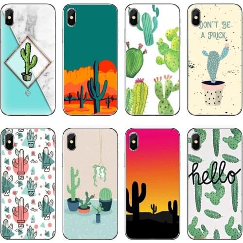 Cute Green Cactus tup soft cover case For Huawei Honor 20 10i 9X 10 Lite 8S 8C 8X 7C 7X 7A Mate 40 30 20 lite Pro